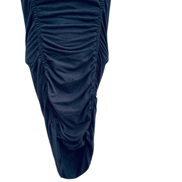 ATHLETA Stella Black Cotton Dress Bodycon style 798372 Rtl $89 sz xxsm (7014) - Picture 11 of 12